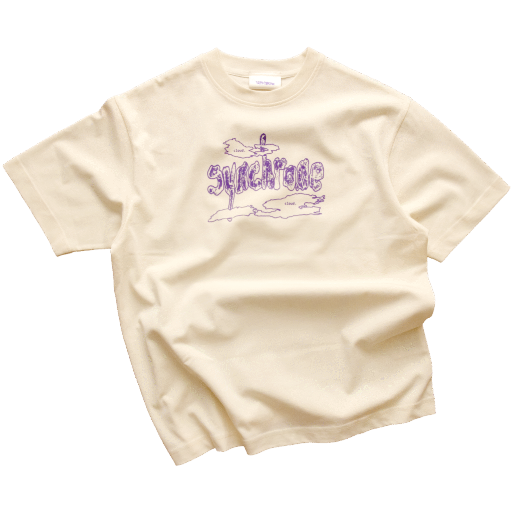 CLOUDY TEE BEIGE 'AMÉTHYSTE'